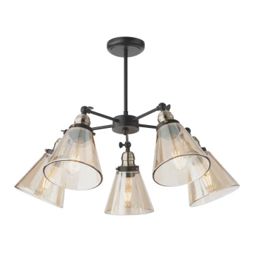 Redo 02-927 - Pendant chandelier HUBER 5xE27/42W/230V