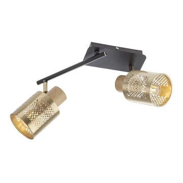 Redo 04-520 - Ceiling light BASKET 2xE27/42W/230V bronze