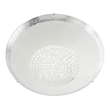 Redo 05-898 - LED Crystal ceiling light RA LED/12W/230V d. 30 cm silver