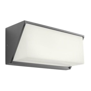 Redo 90238 - LED Outdoor wall light SPECTRA LED/17W/230V IP54 grey
