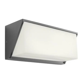 Redo 90238 - LED Outdoor wall light SPECTRA LED/17W/230V IP54 grey