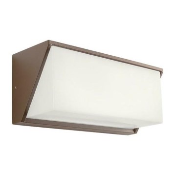 Redo 90239 - LED Outdoor wall light SPECTRA LED/16W/230V 3000K IP54 brown