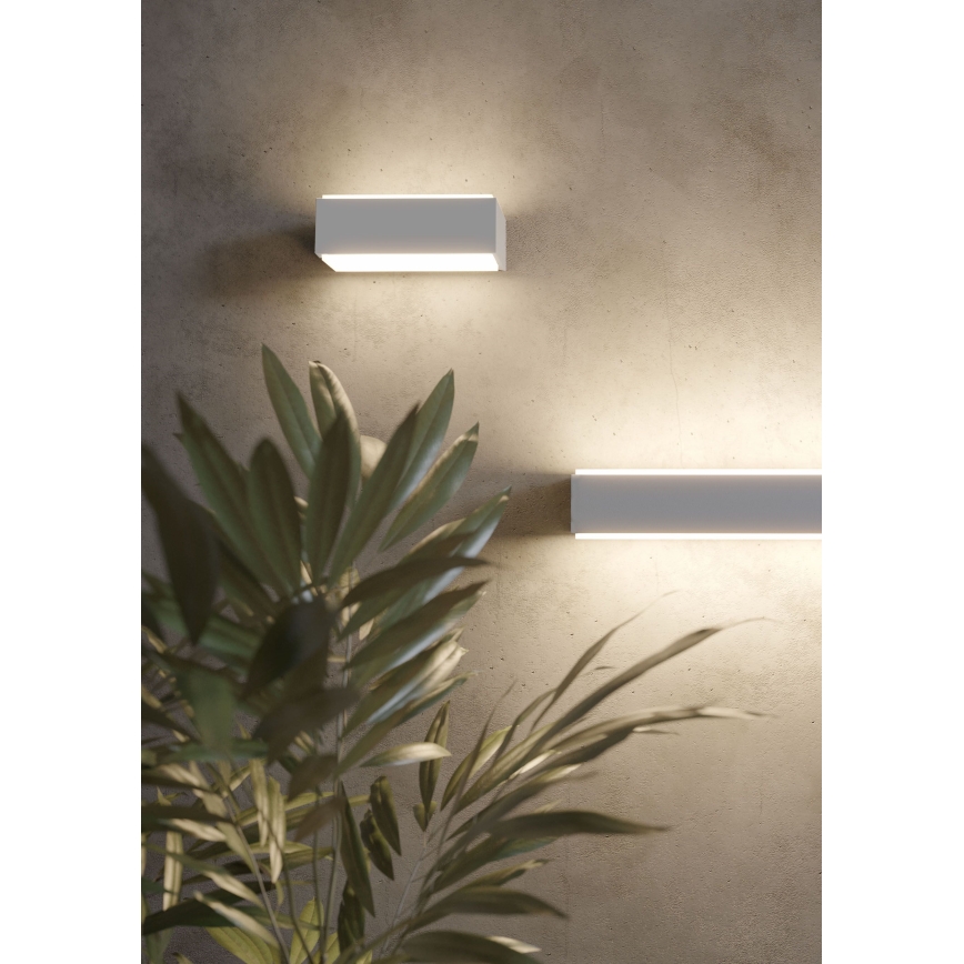 Redo 90400 - LED Outdoor wall light DASH LED/9W/230V 4000K IP65 white