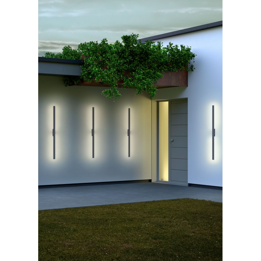 Redo 90431 - LED Outdoor wall light REFLEXA LED/20W/230V 3000K IP54 anthracite