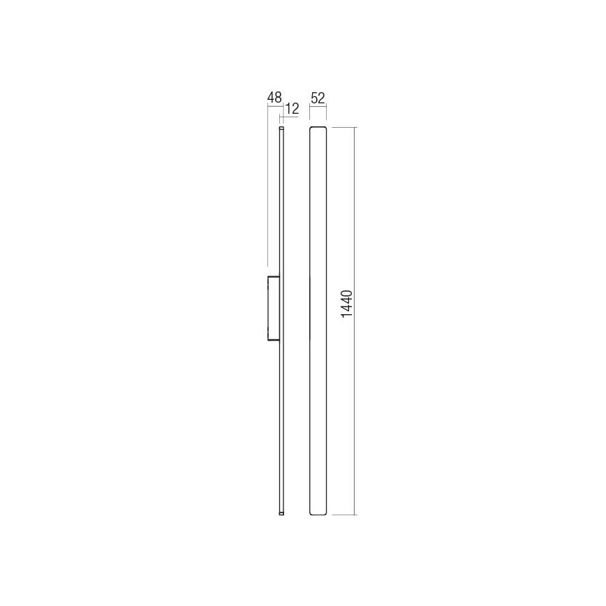 Redo 90432 - LED Outdoor wall light REFLEXA LED/24W/230V 3000K IP54 white