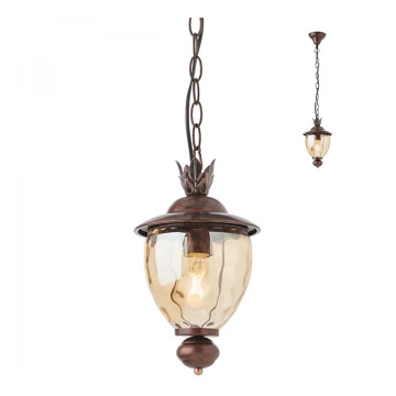 Redo 9632 - Outdoor chandelier on a chain MATERA 1xE27/42W/230V IP33