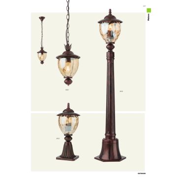 Redo 9634 - Outdoor lamp MATERA 1xE27/42W/230V IP33