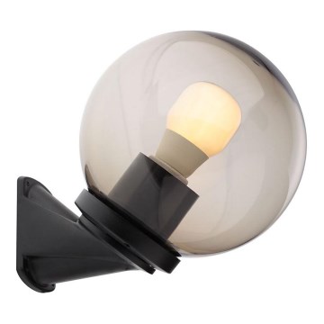 Redo 9872 - Outdoor wall light SFERA 1xE27/42W/230V IP44 brown