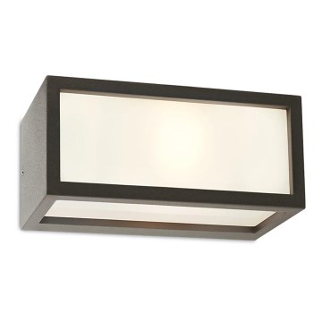 Redo 9896 - Outdoor wall light BRICK 1xE27/23W/230V IP54 grey