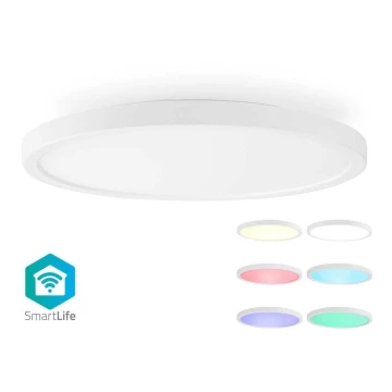 RGBW Dimmable ceiling light SmartLife LED/18W/230V 2700-6500K Wi-Fi Tuya