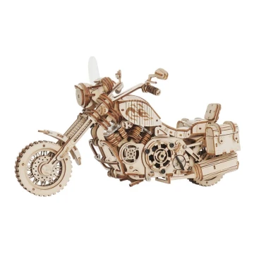 RoboTime - 3D wooden mechanical puzzle Motorbike cruiser
