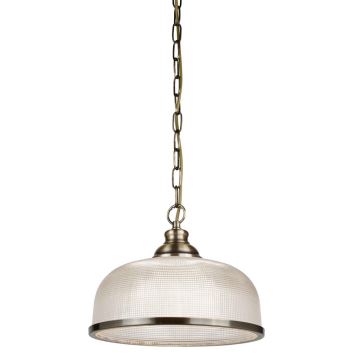 Searchlight - Chandelier on a chain BISTRO 1xE27/60W/230V brass