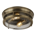 Searchlight - Ceiling light EDINBURGH I 2xE27/40W/230V bronze