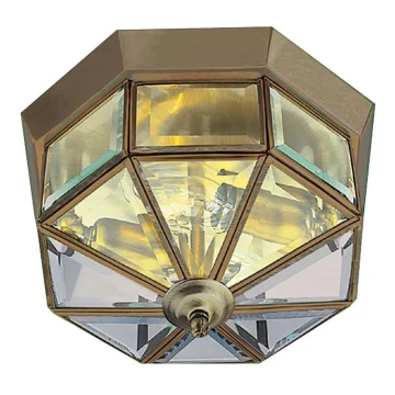 Searchlight - Ceiling light FLUSH 2xE14/60W/230V brass