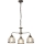 Searchlight - Chandelier on a chain BISTRO 3xE27/60W/230V brass