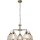 Searchlight - Chandelier on a chain BISTRO 5xE27/60W/230V brass