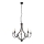 Searchlight - Chandelier on a chain LODGE 5xE14/60W/230V black