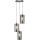 Searchlight - Chandelier on a string DUO 3xE14/60W/230V anthracite