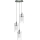 Searchlight - Chandelier on a string DUO 3xE14/60W/230V chrome