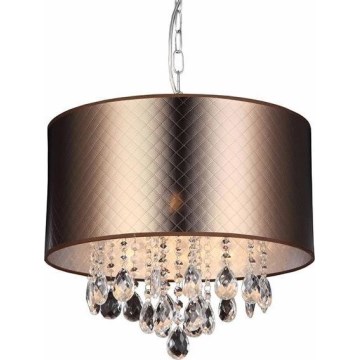 Searchlight - Chandelier on a string MOTAN 3xE14/40W/230V copper