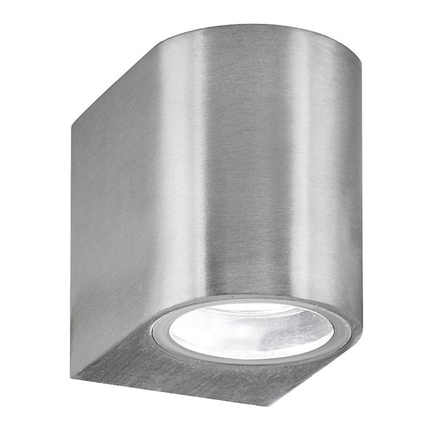 Searchlight - LED Outdoor wall light LEDO 1xGU10/3W/230V IP44 silver