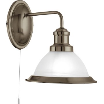 Searchlight - Wall lamp BISTRO 1xE27/60W/230V brass