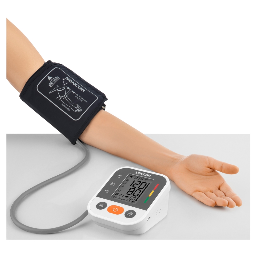 Sencor - Digital blood pressure gauge USB 4xAAA