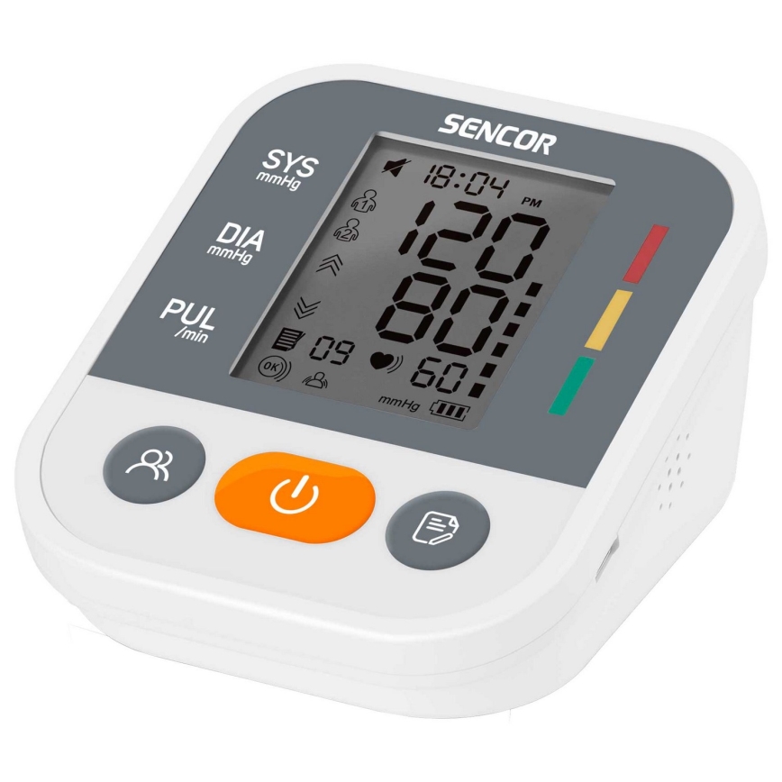 Sencor - Digital blood pressure gauge USB 4xAAA