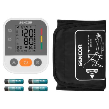 Sencor - Digital blood pressure gauge USB 4xAAA