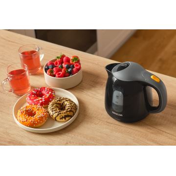 Sencor - Kettle 1 l 1100W/230V black/grey