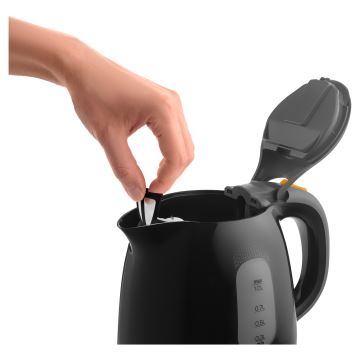 Sencor - Kettle 1 l 1100W/230V black/grey