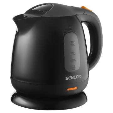 Sencor - Kettle 1 l 1100W/230V black/grey