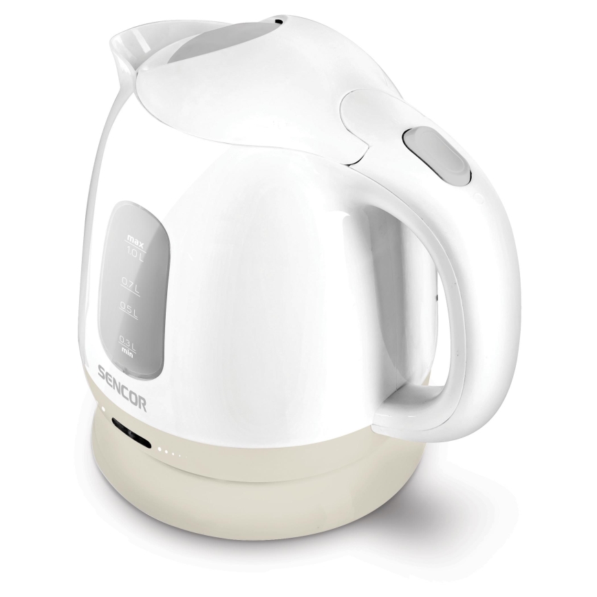 Sencor - Kettle 1 l 1100W/230V white/beige