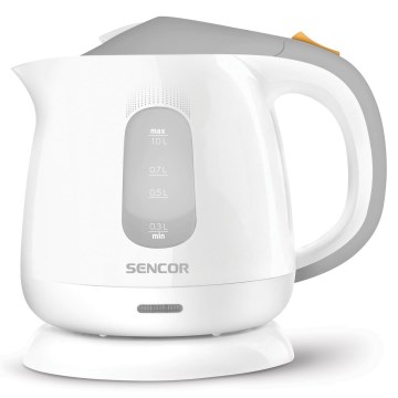 Sencor - Kettle 1 l 1100W/230V white/grey