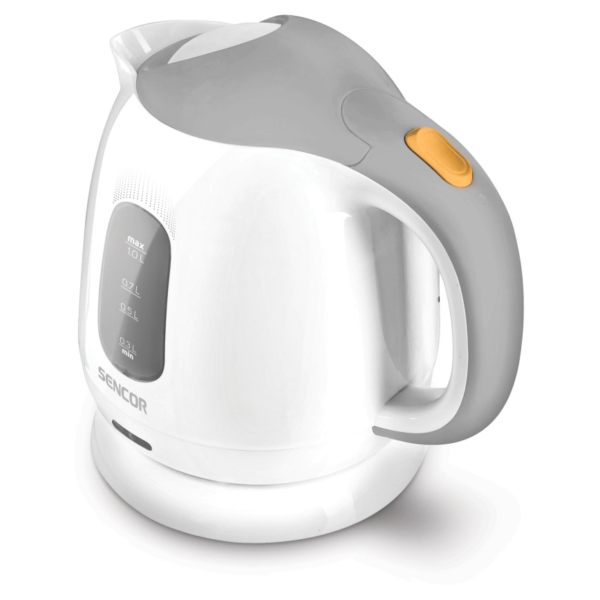 Sencor - Kettle 1 l 1100W/230V white/grey