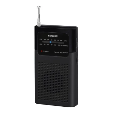 Sencor - Pocket FM/AM radio 2xAAA