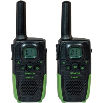 Sencor - SET 2x Walkie-talkie 3xAAA range 7 km