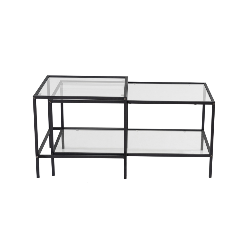 SET 2x Coffee table SEVAY black