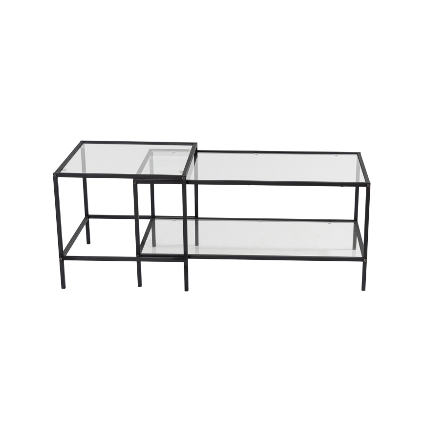 SET 2x Coffee table SEVAY black