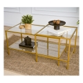 SET 2x Coffee table SEVAY gold