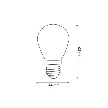 SET 2x LED Bulb PARTY E27/0,3W/36V blue