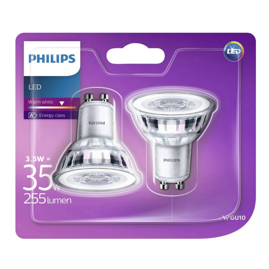 Buy Philips Lamps LED GU10 3,5W 2700K