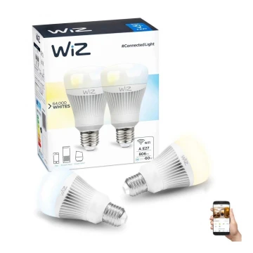 SET 2x LED Dimmable bulb E27/11,5W/230V 2700-6500K Wi-Fi - WiZ