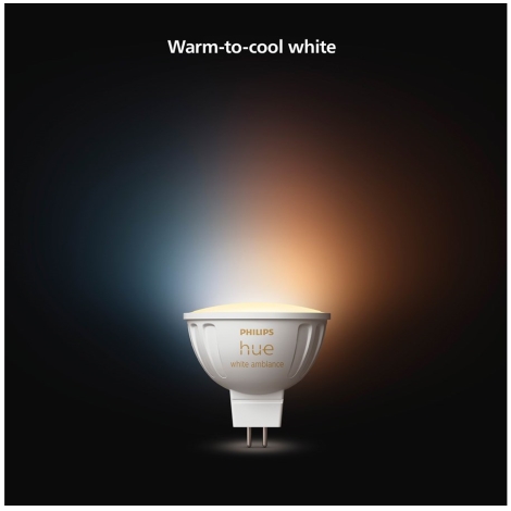 Ampoule à intensité variable LED Philips Hue WA GU5,3/MR16/5,1W