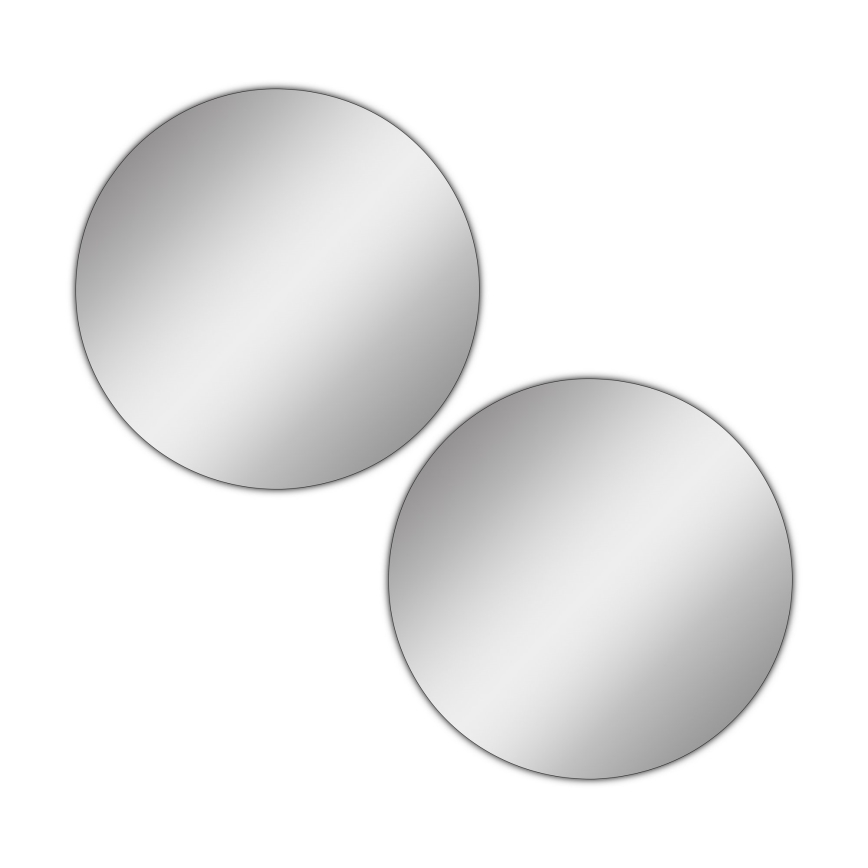 SET 2x Wall mirror ROUND d. 20 cm