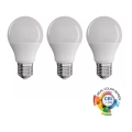 SET 3x LED Bulb A60 E27/7,2W/230V 2700K CRI 94 Ra