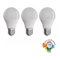 SET 3x LED Bulb A60 E27/7,2W/230V 4000K CRI 94 Ra