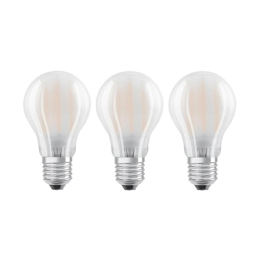 SET 3x LED Bulb E27/7W/230V 2700K