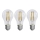 SET 3x LED Bulb FILAMENT A60 E27/3,8W/230V 4000K Energy class A