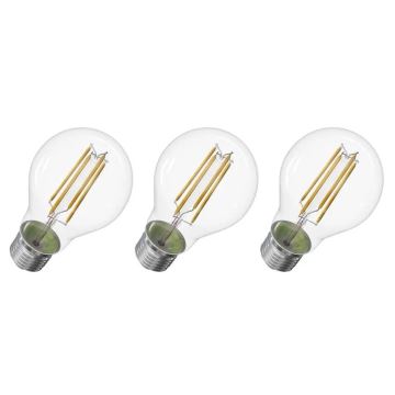 SET 3x LED Bulb FILAMENT A60 E27/3,8W/230V 4000K Energy class A